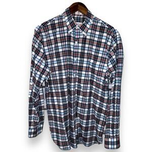 Plaid Peter Millar Crown Vintage Button Down Shirt Size M